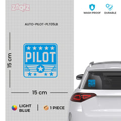 Soaring High Pilot Sticker for Bikes