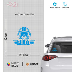 Airborne Pilot Symbol for Cars and Bikes