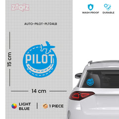 Sky Rider Pilot Badge for Cars