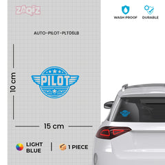 Fly High Pilot Emblem for Trucks