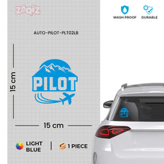 Wings of a Pilot Sticker for Cars