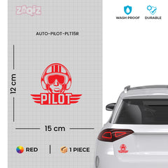 Airborne Pilot Symbol for Cars and Bikes