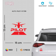 Licensed Pilot on Board Sticker