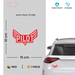 Proud Pilot on Board Decal