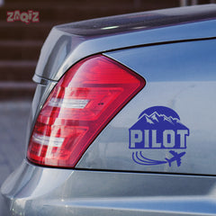 Wings of a Pilot Sticker for Cars