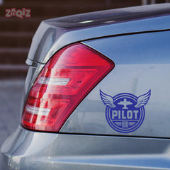 Aviation Enthusiast Badge for Cars