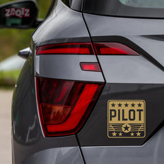 Soaring High Pilot Sticker for Bikes