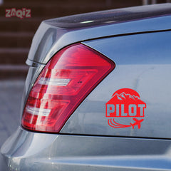 Wings of a Pilot Sticker for Cars