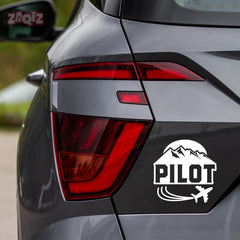 Wings of a Pilot Sticker for Cars