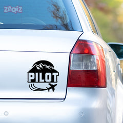 Wings of a Pilot Sticker for Cars