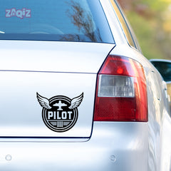 Aviation Enthusiast Badge for Cars
