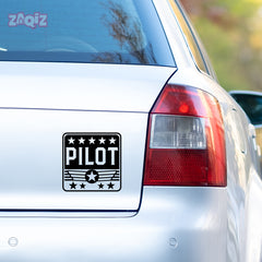 Soaring High Pilot Sticker for Bikes