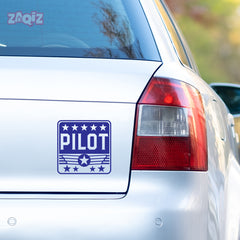 Soaring High Pilot Sticker for Bikes