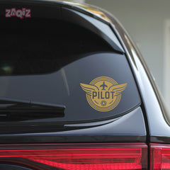 Captain on Board Aviation Decal