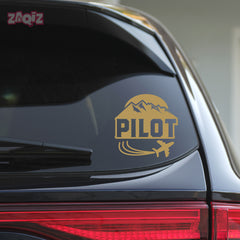 Wings of a Pilot Sticker for Cars