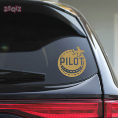 Sky Rider Pilot Badge for Cars