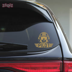 Airborne Pilot Symbol for Cars and Bikes