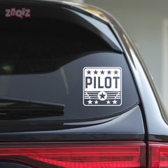 Soaring High Pilot Sticker for Bikes