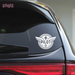 Captain on Board Aviation Decal