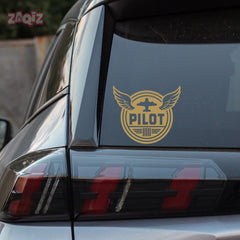 Aviation Enthusiast Badge for Cars