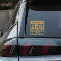 Soaring High Pilot Sticker for Bikes