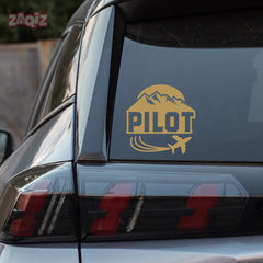 Wings of a Pilot Sticker for Cars