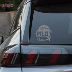 Wings of a Pilot Sticker for Cars