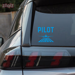 Sky’s the Limit Pilot Decal for Laptops