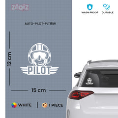 Airborne Pilot Symbol for Cars and Bikes