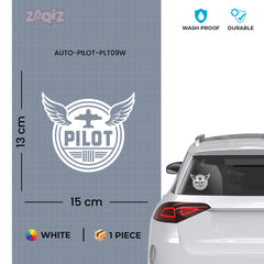 Aviation Enthusiast Badge for Cars
