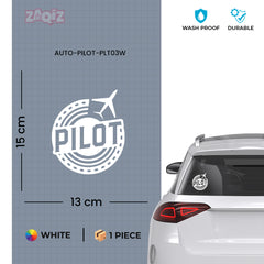 Stylish Aviation Emblem for Vehicles