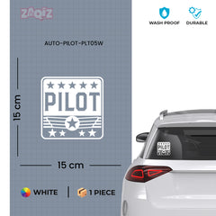 Soaring High Pilot Sticker for Bikes