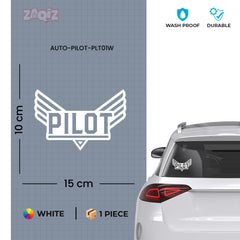 Proud Pilot on Board Decal