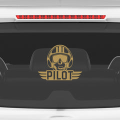 Airborne Pilot Symbol for Cars and Bikes