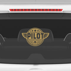Fly High Pilot Emblem for Trucks