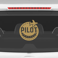 Sky Rider Pilot Badge for Cars