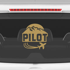Wings of a Pilot Sticker for Cars
