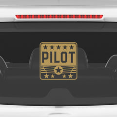 Soaring High Pilot Sticker for Bikes