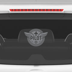 Captain on Board Aviation Decal