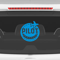 Sky Rider Pilot Badge for Cars