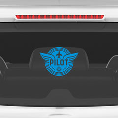 Captain on Board Aviation Decal