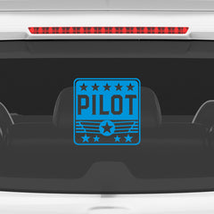 Soaring High Pilot Sticker for Bikes