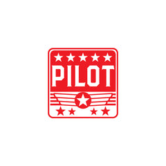 Soaring High Pilot Sticker for Bikes