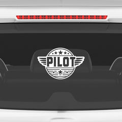 Fly High Pilot Emblem for Trucks