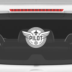 Captain on Board Aviation Decal