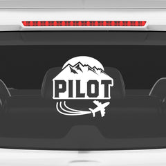 Wings of a Pilot Sticker for Cars