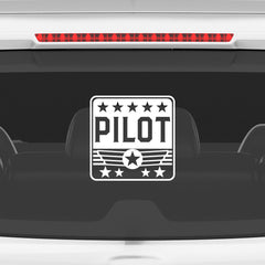 Soaring High Pilot Sticker for Bikes