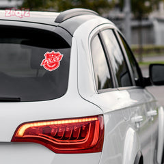 Patriotic Police Shield Sticker for Cars