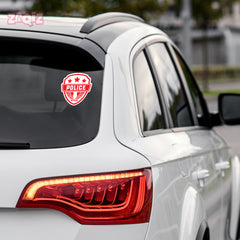 Elegant Police Officer Emblem Sticker