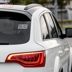 Bold Police Emblem Decal for Cars